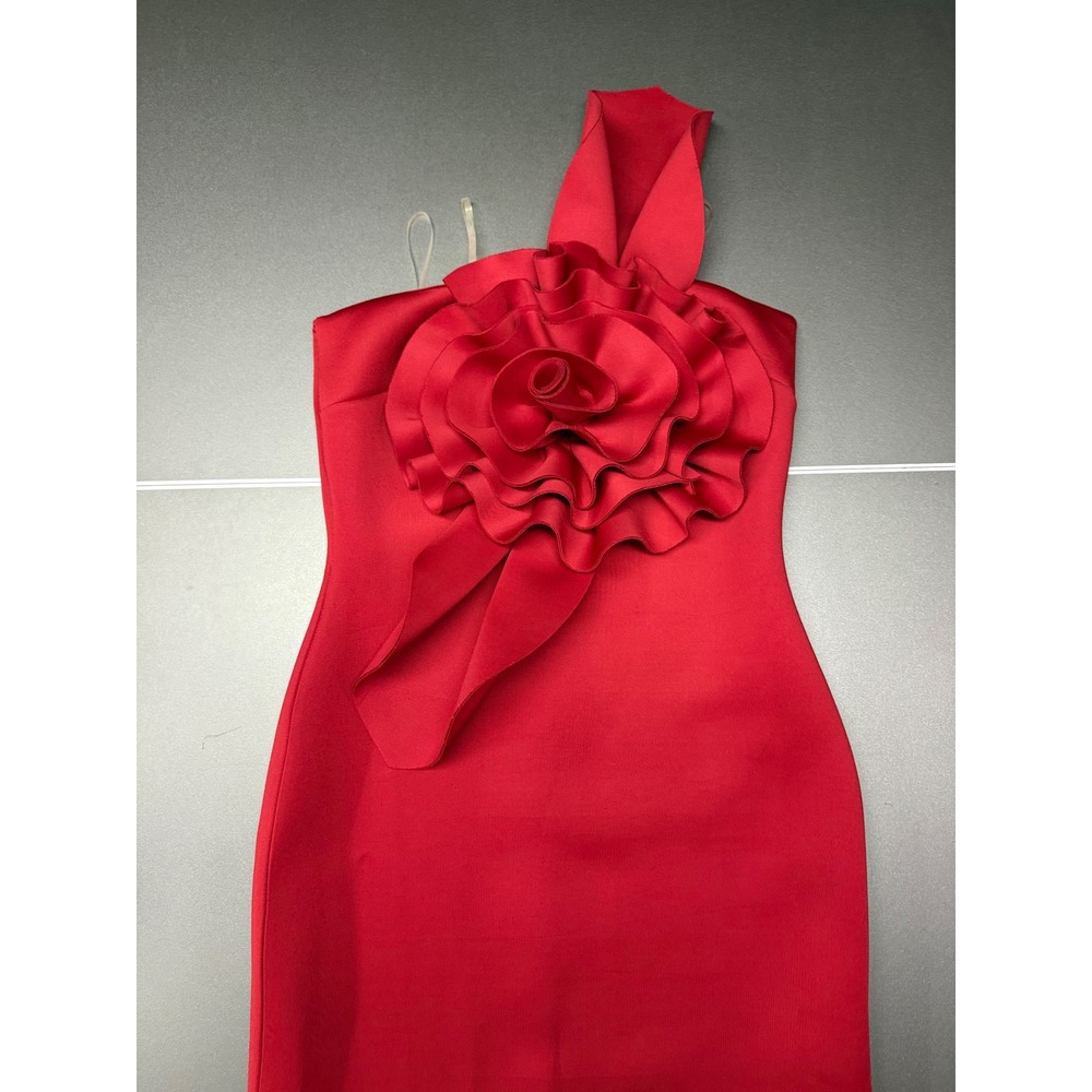 Fashion Nova Prize Worthy Mermaid Gown Red homecoming Christmas holiday party